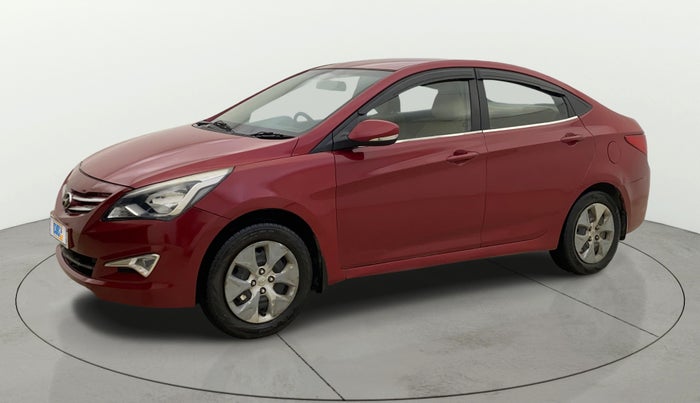 2017 Hyundai Verna FLUIDIC 4S 1.4 VTVT, CNG, Manual, 1,05,023 km, Left Front Diagonal