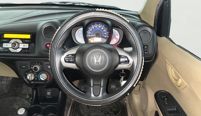 2015 Honda Brio S MT, Petrol, Manual, 54,899 km, Steering Wheel Close Up