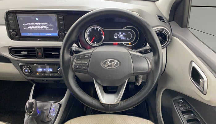 2021 Hyundai GRAND I10 NIOS SPORTZ AMT 1.2 KAPPA VTVT, Petrol, Automatic, 27,058 km, Steering Wheel Close Up