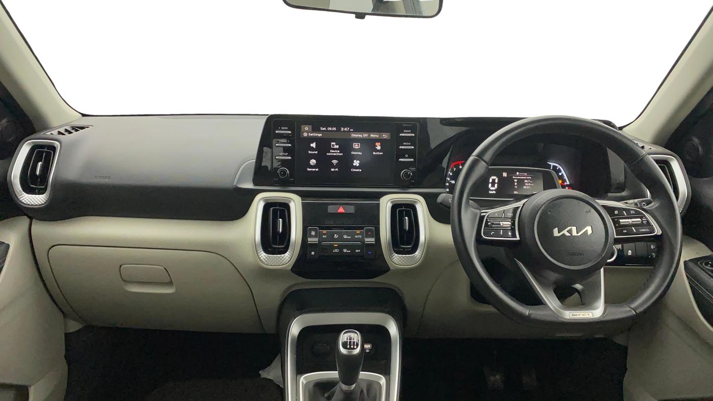 2022 KIA SONET HTX 1.0 IMT, Petrol, Manual, 33,346 km, Dashboard