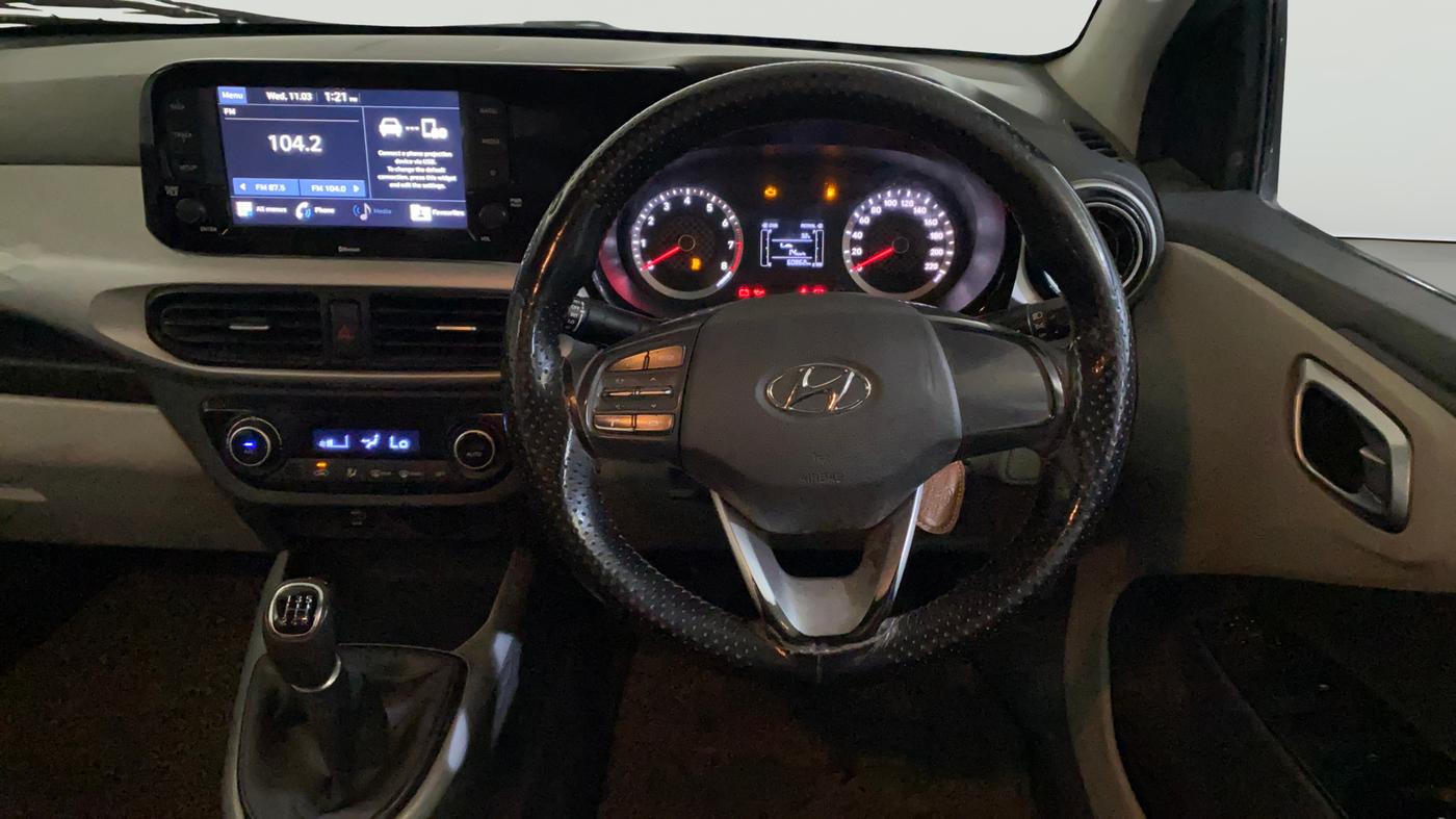 2021 Hyundai GRAND I10 NIOS SPORTZ 1.2 KAPPA VTVT CNG, CNG, Manual, 60,877 km, Steering Wheel Close Up