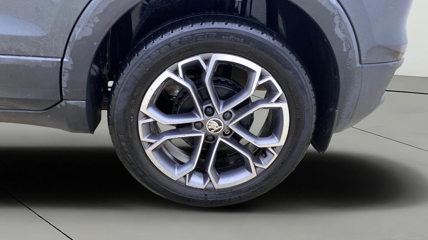 2022 Skoda KUSHAQ STYLE 1.0L TSI AT, Petrol, Automatic, 24,333 km, Left Rear Wheel