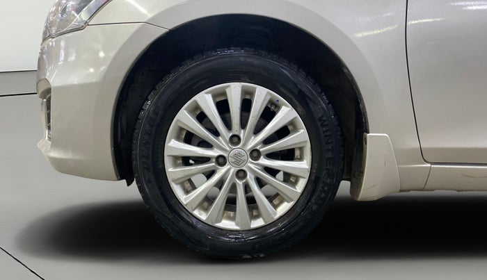 2017 Maruti Ciaz ZETA 1.4  MT PETROL, Petrol, Manual, 90,673 km, Left Front Wheel