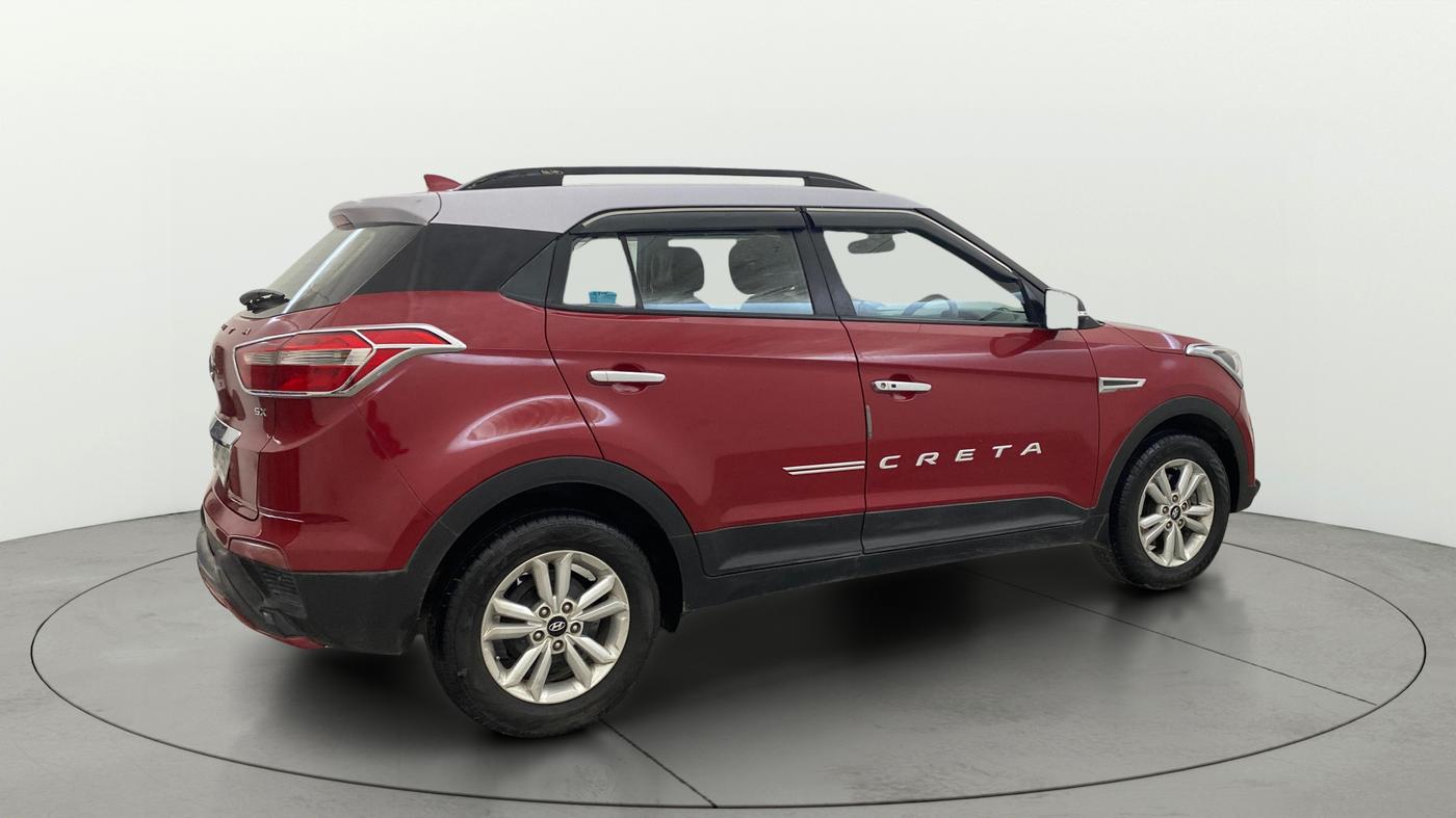 2017 Hyundai Creta SX PLUS 1.6 PETROL, Petrol, Manual, 47,682 km, Right Back Diagonal