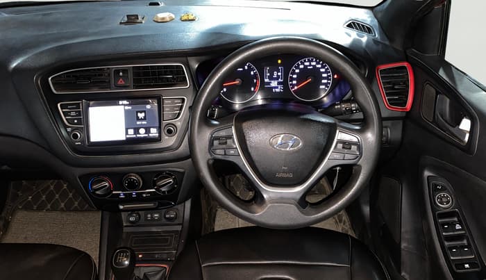 2020 Hyundai Elite i20 SPORTZ PLUS 1.2 DUAL TONE, Petrol, Manual, 57,928 km, Steering Wheel Close Up
