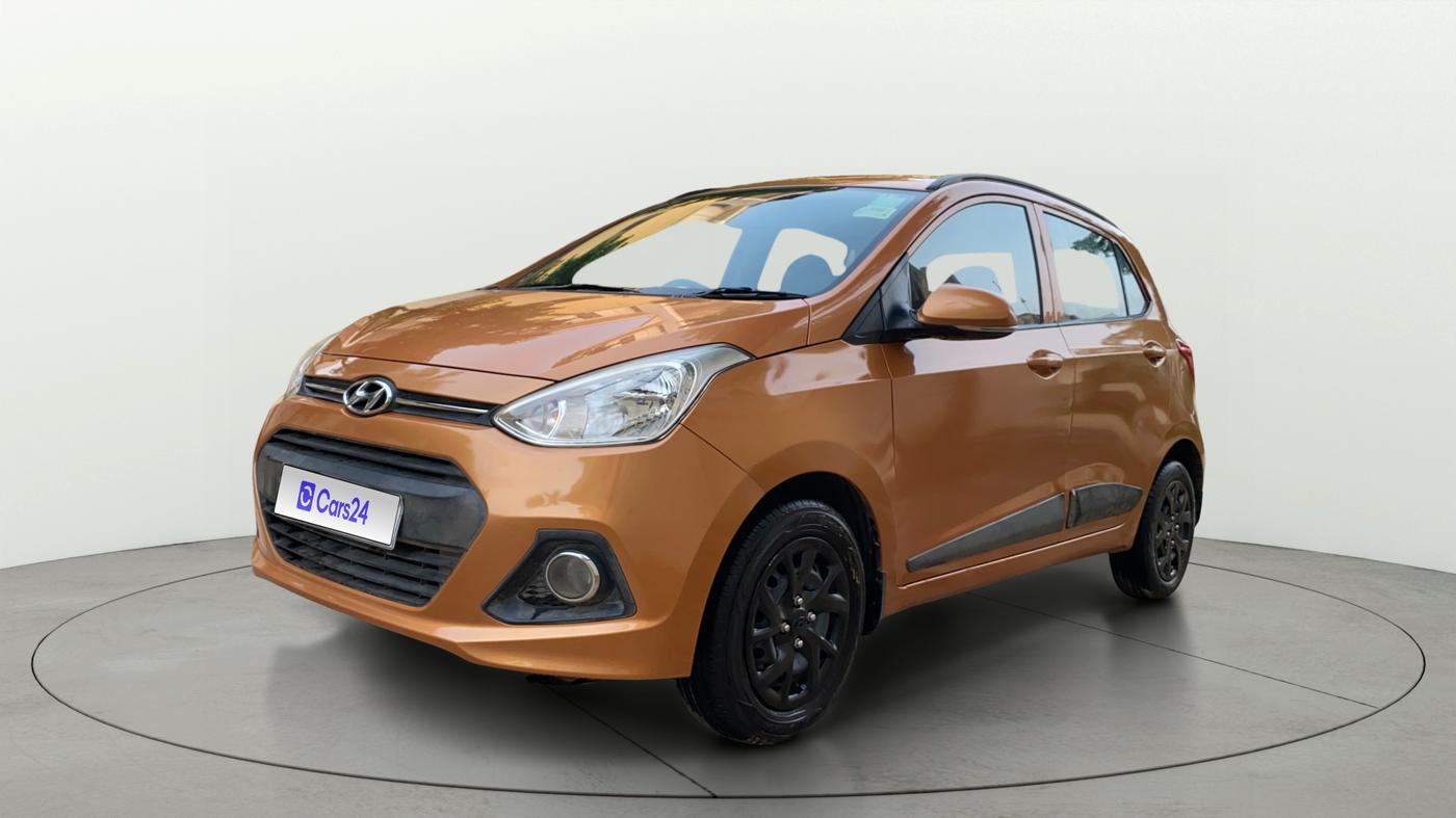 2016 Hyundai Grand i10 SPORTZ 1.2 KAPPA VTVT, Petrol, Manual, 39,920 km, Left Front Diagonal