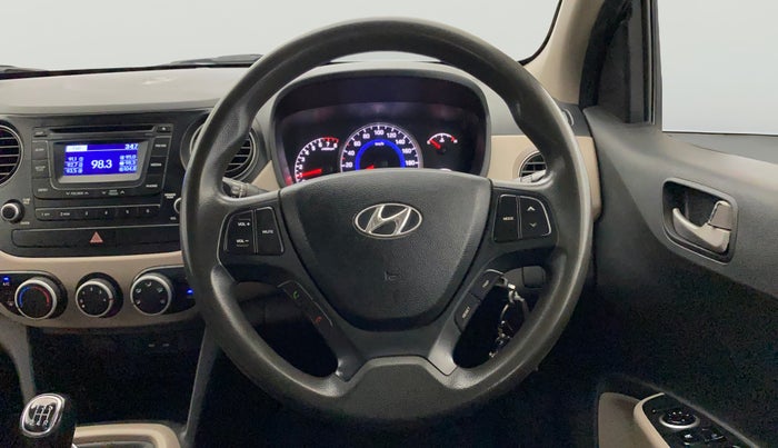 2015 Hyundai Grand i10 SPORTZ 1.2 KAPPA VTVT, Petrol, Manual, 57,837 km, Steering Wheel Close Up