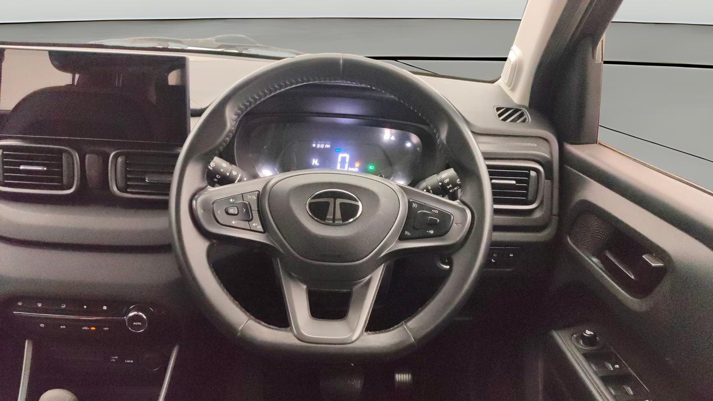 2025 Tata PUNCH Creative Plus (S) Camo Edition AMT, Petrol, Automatic, 11,242 km, Steering Wheel Close Up