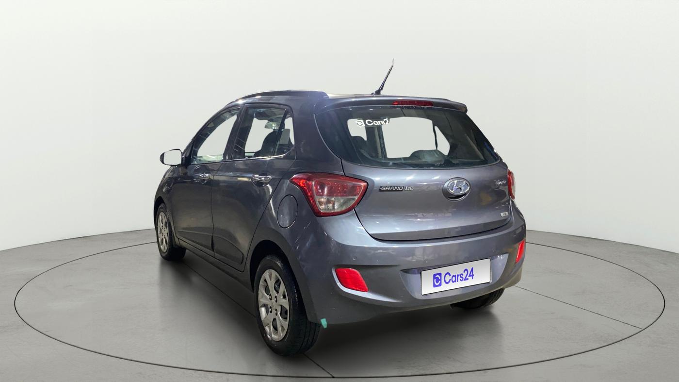 2014 Hyundai Grand i10 SPORTZ 1.2 KAPPA VTVT, Petrol, Manual, 49,738 km, Left Back Diagonal