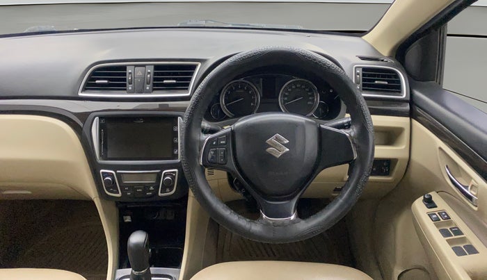 2017 Maruti Ciaz ALPHA  AT 1.4  PETROL, Petrol, Automatic, 1,04,416 km, Steering Wheel Close Up