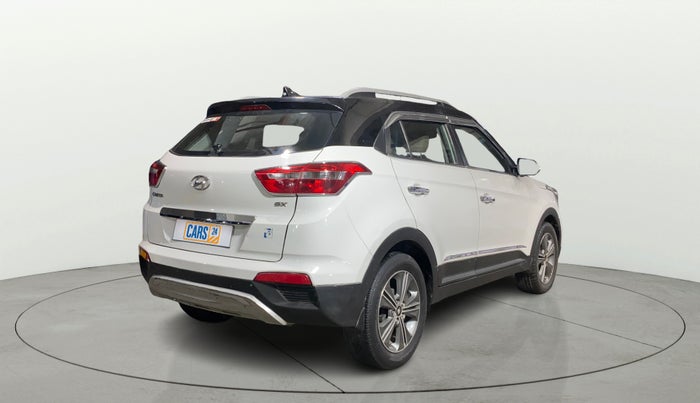 2017 Hyundai Creta SX PLUS 1.6 PETROL DUAL TONE, Petrol, Manual, 37,014 km, Right Back Diagonal