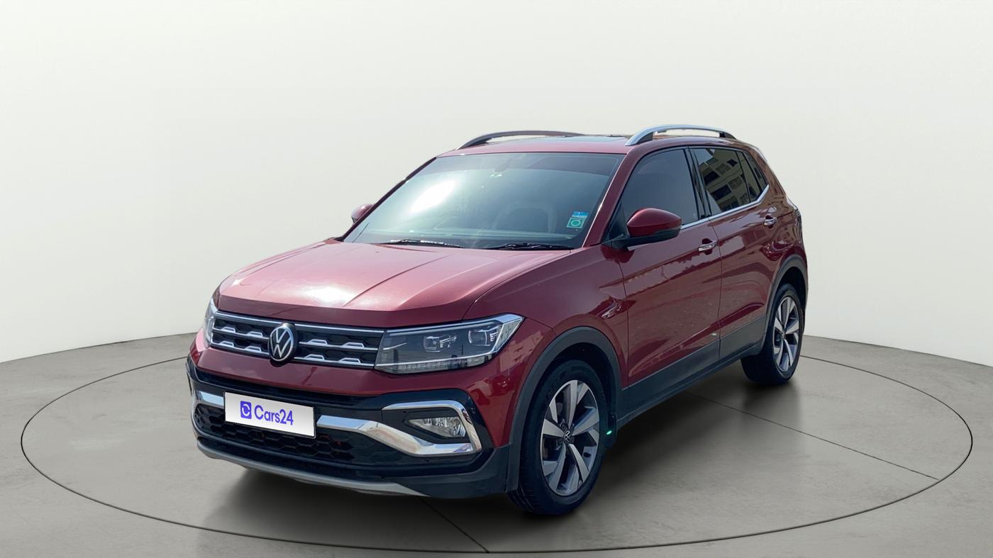 2023 Volkswagen TAIGUN TOPLINE 1.0 TSI MT, Petrol, Manual, 43,821 km, Left Front Diagonal
