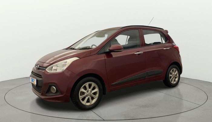 2015 Hyundai Grand i10 ASTA AT 1.2 KAPPA VTVT, Petrol, Automatic, 27,277 km, Left Front Diagonal