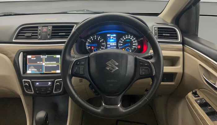 2019 Maruti Ciaz ALPHA  AT 1.5 SHVS PETROL, Petrol, Automatic, 46,908 km, Steering Wheel Close Up