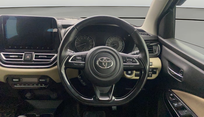 2022 Toyota Glanza V AMT, Petrol, Automatic, 35,951 km, Steering Wheel Close Up
