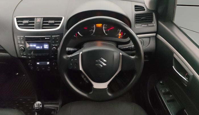 2015 Maruti Swift ZXI, Petrol, Manual, 1,12,676 km, Steering Wheel Close Up