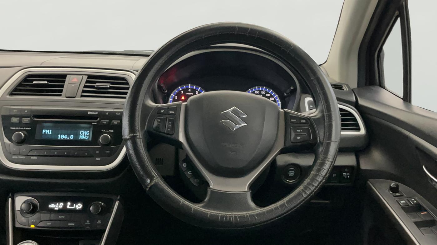 2021 Maruti S Cross DELTA 1.5, Petrol, Manual, 85,466 km, Steering Wheel Close Up
