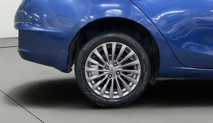 2017 Maruti Ciaz ALPHA 1.4 PETROL, Petrol, Manual, 99,095 km, Right Rear Wheel