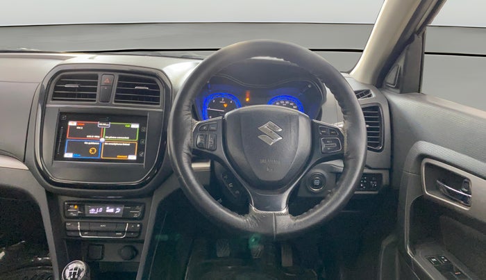 2018 Maruti Vitara Brezza ZDI PLUS, Diesel, Manual, 1,48,018 km, Steering Wheel Close Up