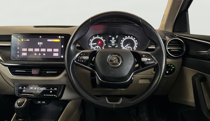 2022 Skoda SLAVIA AMBITION 1.0L TSI MT, Petrol, Manual, 35,731 km, Steering Wheel Close Up