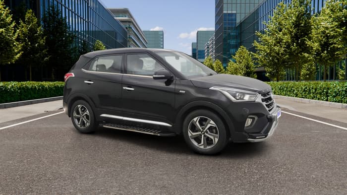 2019 Hyundai Creta SX AT 1.6 PETROL, Petrol, Automatic, 45,827 km, Right Front Diagonal