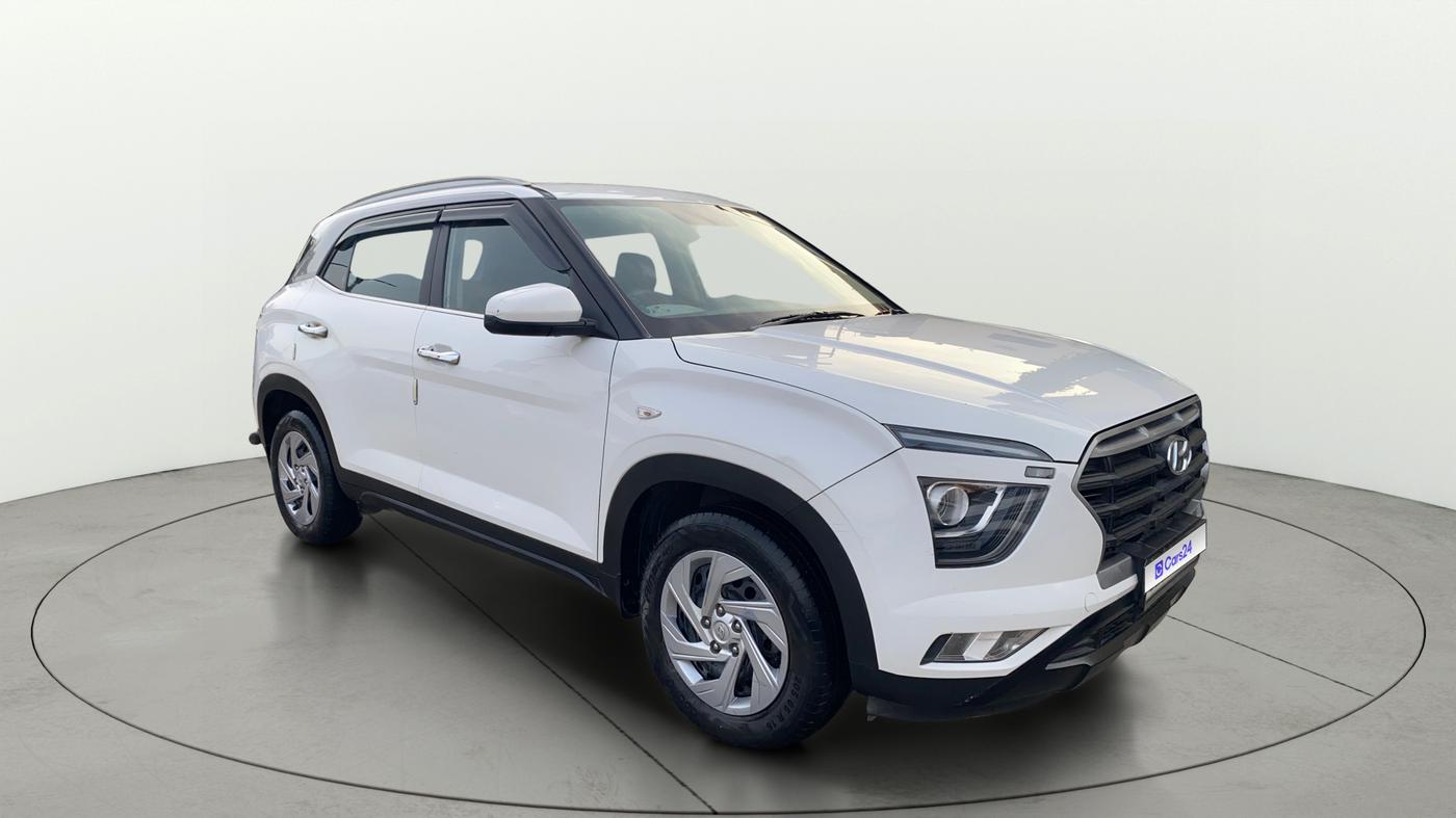 2022 Hyundai Creta E 1.5 DIESEL, Diesel, Manual, 79,690 km, Right Front Diagonal