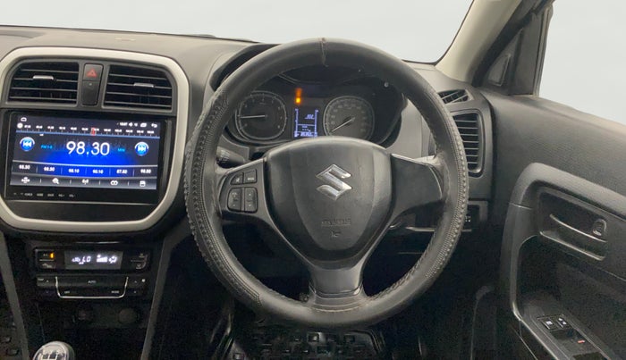 2021 Maruti Vitara Brezza VXI, Petrol, Manual, 85,309 km, Steering Wheel Close Up