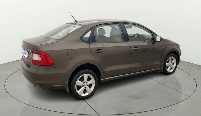 2015 Skoda Rapid 1.5 TDI CR ELEGANCE AT, Diesel, Automatic, 75,430 km, Right Back Diagonal