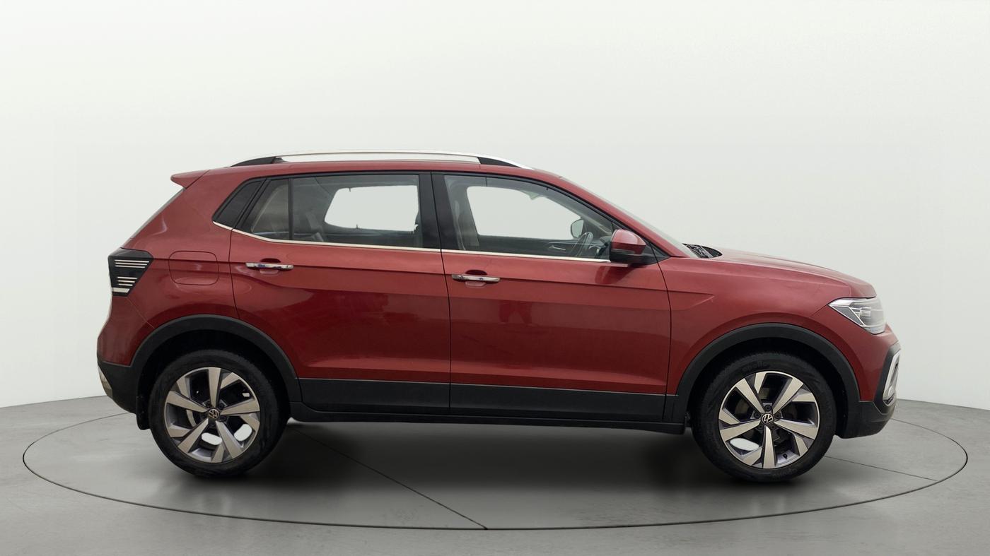 2022 Volkswagen TAIGUN TOPLINE 1.0 TSI MT, Petrol, Manual, 94,705 km, Right Side View