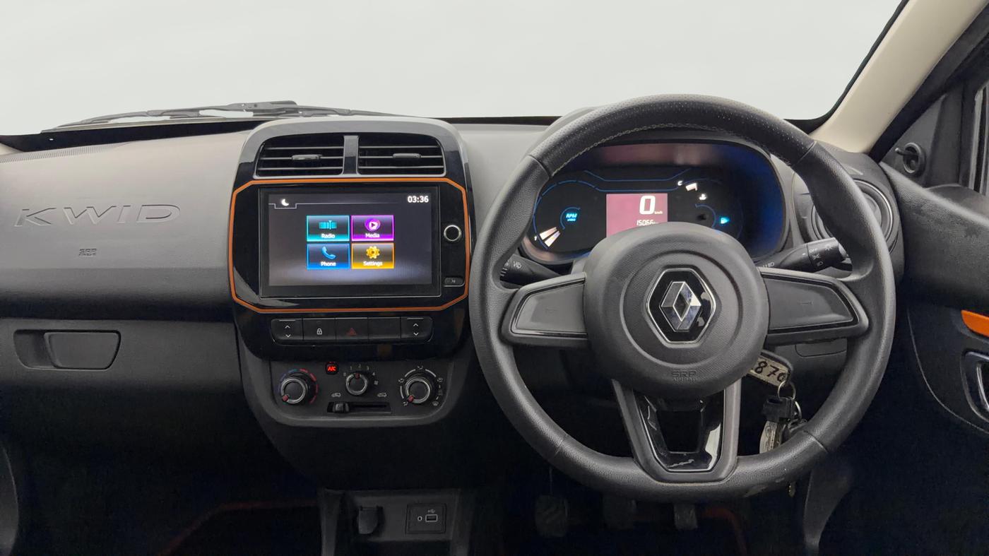 2020 Renault Kwid CLIMBER 1.0 (O), Petrol, Manual, 15,059 km, Steering Wheel Close Up