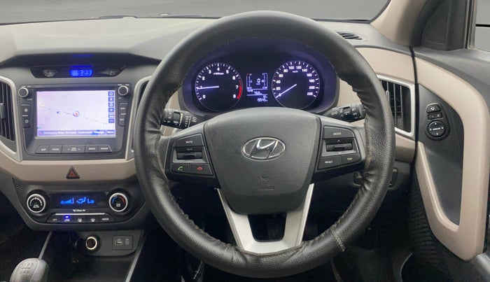 2017 Hyundai Creta SX PLUS 1.6 PETROL, Petrol, Manual, 19,536 km, Steering Wheel Close Up