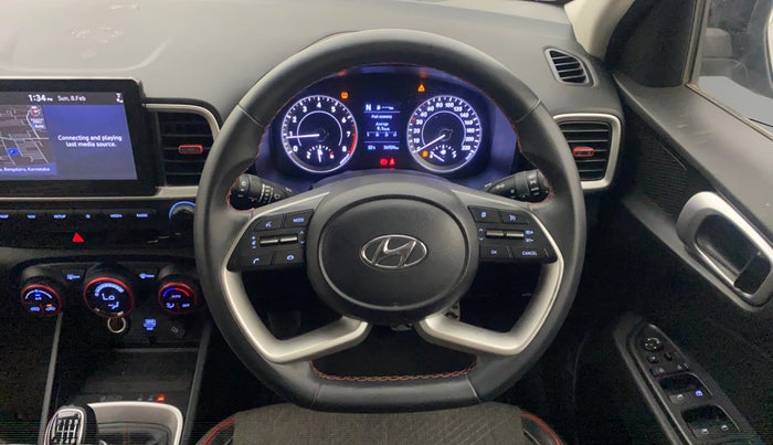 2020 Hyundai VENUE SX 1.0 (O) TURBO IMT DUAL TONE, Petrol, Manual, 36,989 km, Steering Wheel Close Up