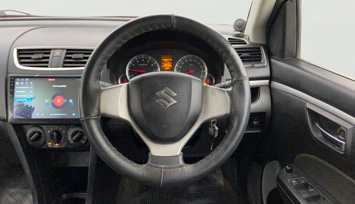 2014 Maruti Swift VXI, Petrol, Manual, 40,974 km, Steering Wheel Close Up