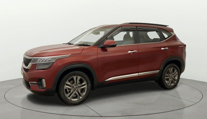 2021 KIA SELTOS HTX IVT 1.5 PETROL, Petrol, Automatic, 76,162 km, Left Front Diagonal