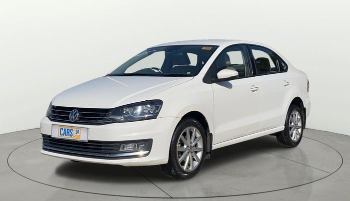 2018 Volkswagen Vento HIGHLINE PLUS 1.5 AT 16 ALLOY, Diesel, Automatic, 1,31,512 km, Left Front Diagonal