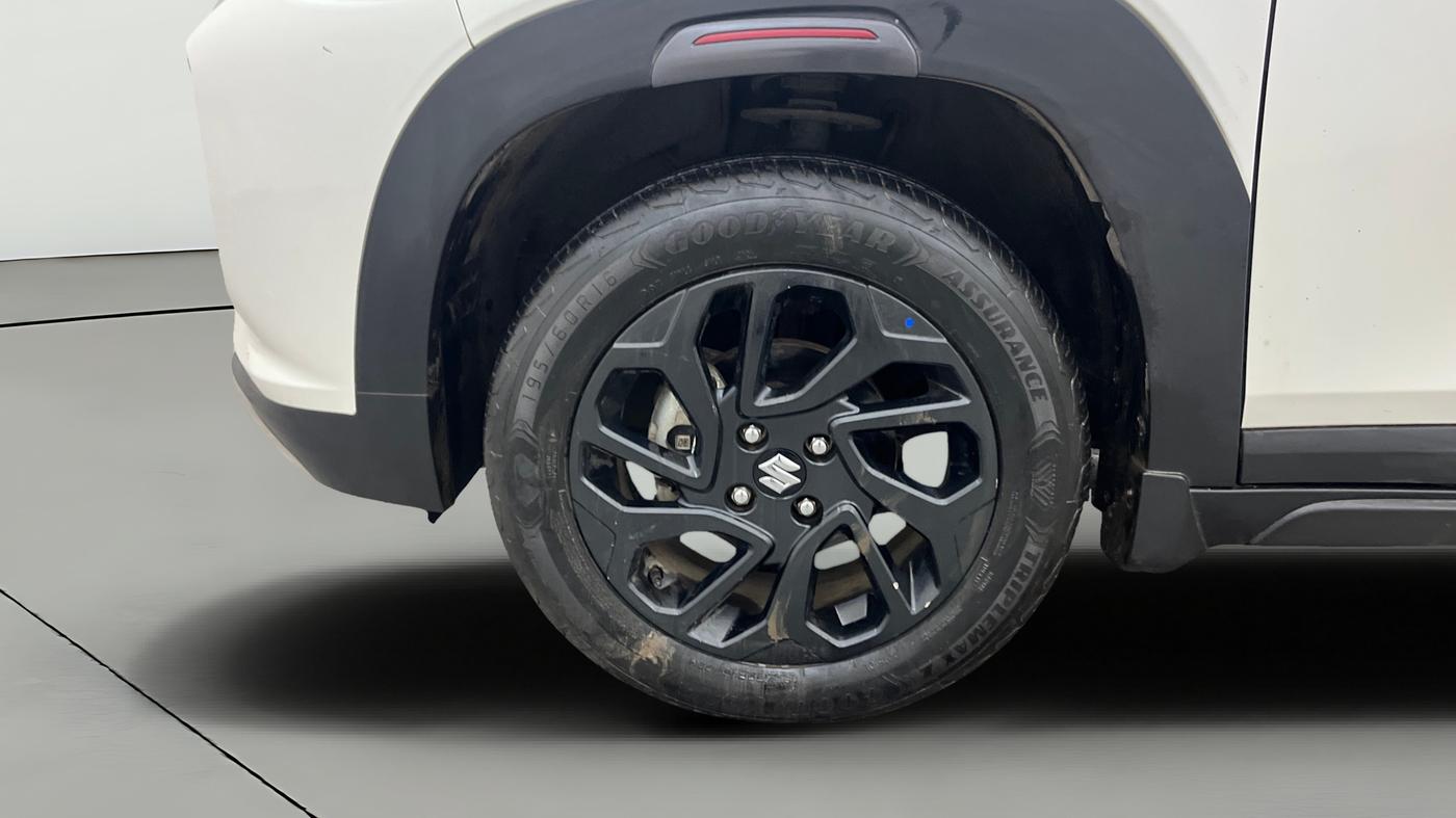 2024 Maruti FRONX DELTA PLUS 1.2L AGS, Petrol, Automatic, 25,197 km, Left Front Wheel