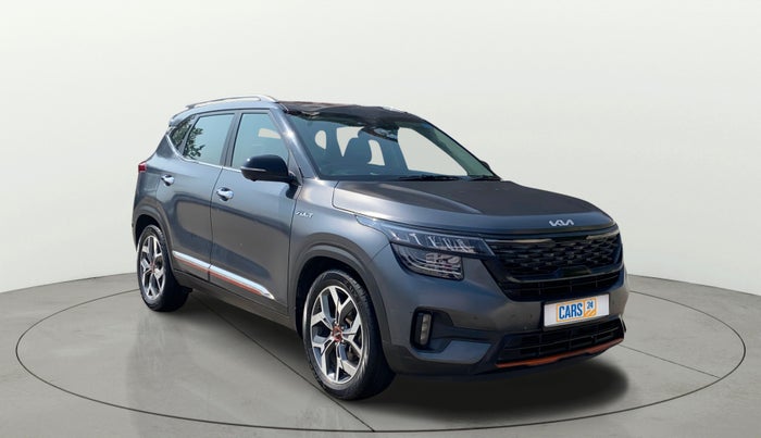 2022 KIA SELTOS X LINE 1.4 PETROL DCT, Petrol, Automatic, 51,292 km, Right Front Diagonal