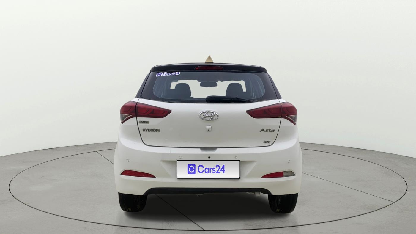 2015 Hyundai Elite i20 ASTA 1.2, CNG, Manual, 1,24,794 km, Back/Rear