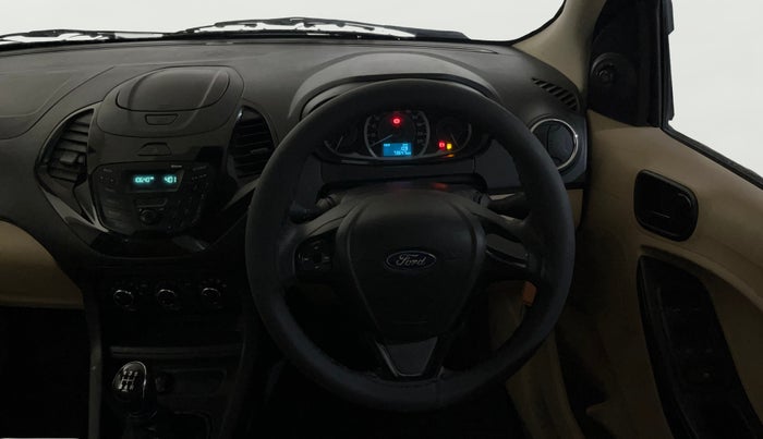 2015 Ford Figo Aspire TITANIUM 1.2 PETROL, CNG, Manual, 73,637 km, Steering Wheel Close Up