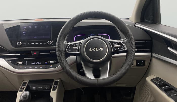 2023 KIA CARENS PRESTIGE PLUS 1.4 PETROL 7 STR, Petrol, Manual, 73,904 km, Steering Wheel Close Up
