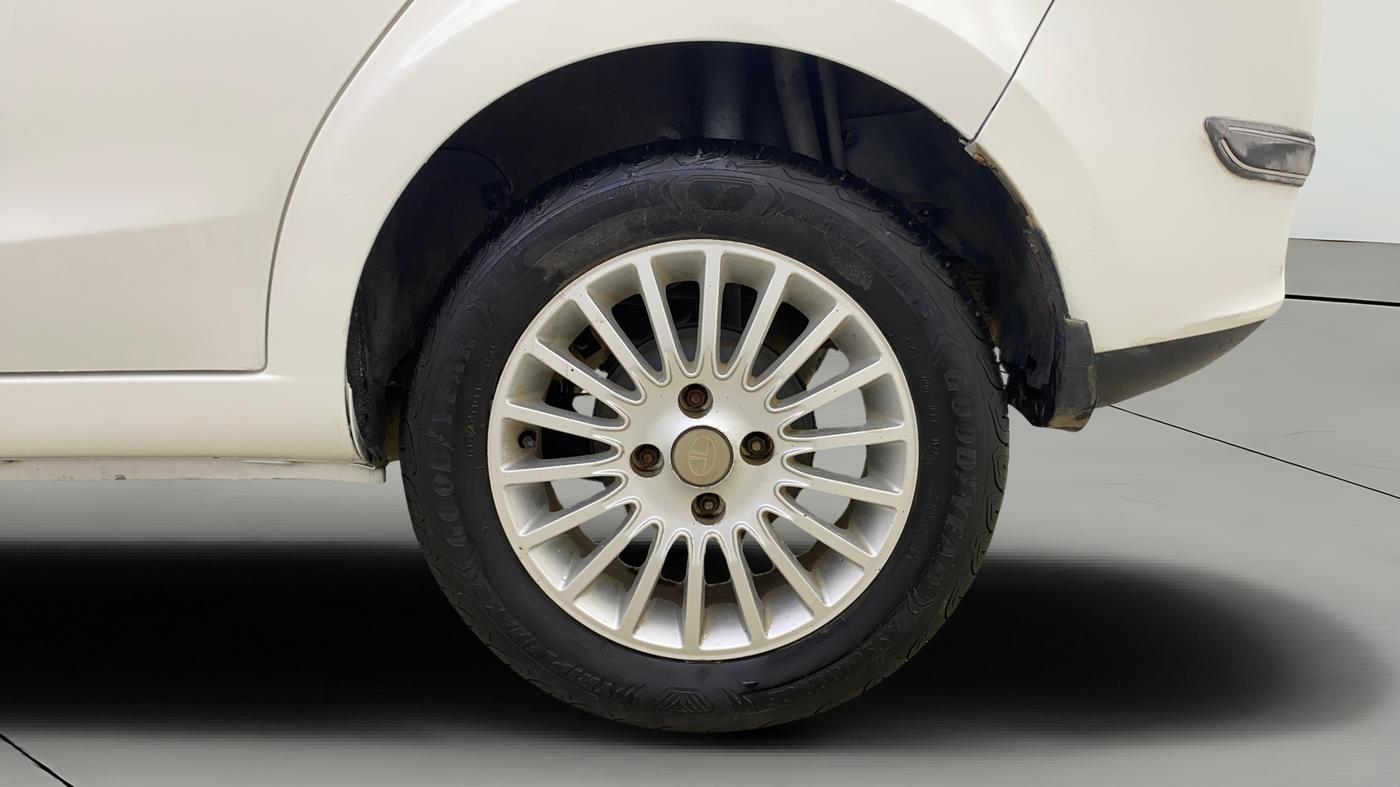 2015 Tata Zest XT PETROL, Petrol, Manual, 58,059 km, Left Rear Wheel