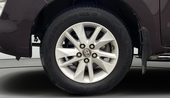 2017 Toyota Innova Crysta 2.4 VX 7 STR, Diesel, Manual, 64,312 km, Left Front Wheel