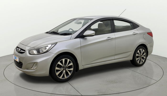 2014 Hyundai Verna FLUIDIC 1.4 CRDI CX, Diesel, Manual, 1,08,392 km, Left Front Diagonal