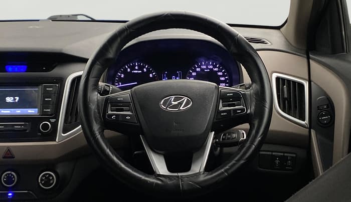 2019 Hyundai Creta EX 1.6 PETROL, Petrol, Manual, 1,15,283 km, Steering Wheel Close Up