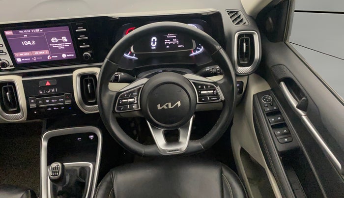 2022 KIA SONET HTX 1.5, Diesel, Manual, 65,068 km, Steering Wheel Close Up