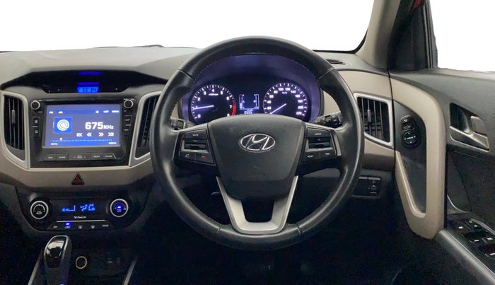 2018 Hyundai Creta SX PLUS AT 1.6 PETROL, Petrol, Automatic, 77,814 km, Steering Wheel Close Up