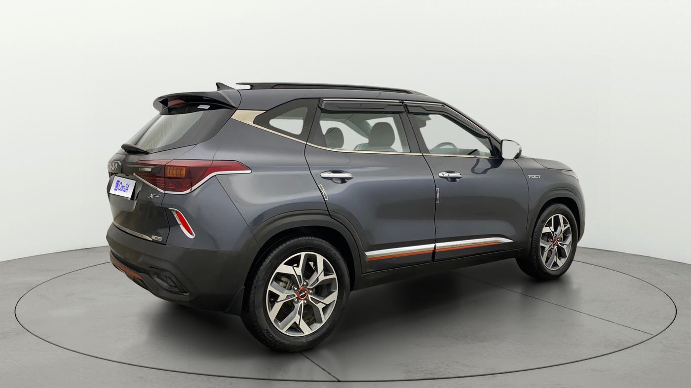 2022 KIA SELTOS X LINE 1.4 PETROL DCT, Petrol, Automatic, 60,197 km, Right Back Diagonal