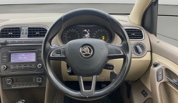 2014 Skoda Rapid 1.5 TDI CR ELEGANCE AT, Diesel, Automatic, 49,586 km, Steering Wheel Close Up