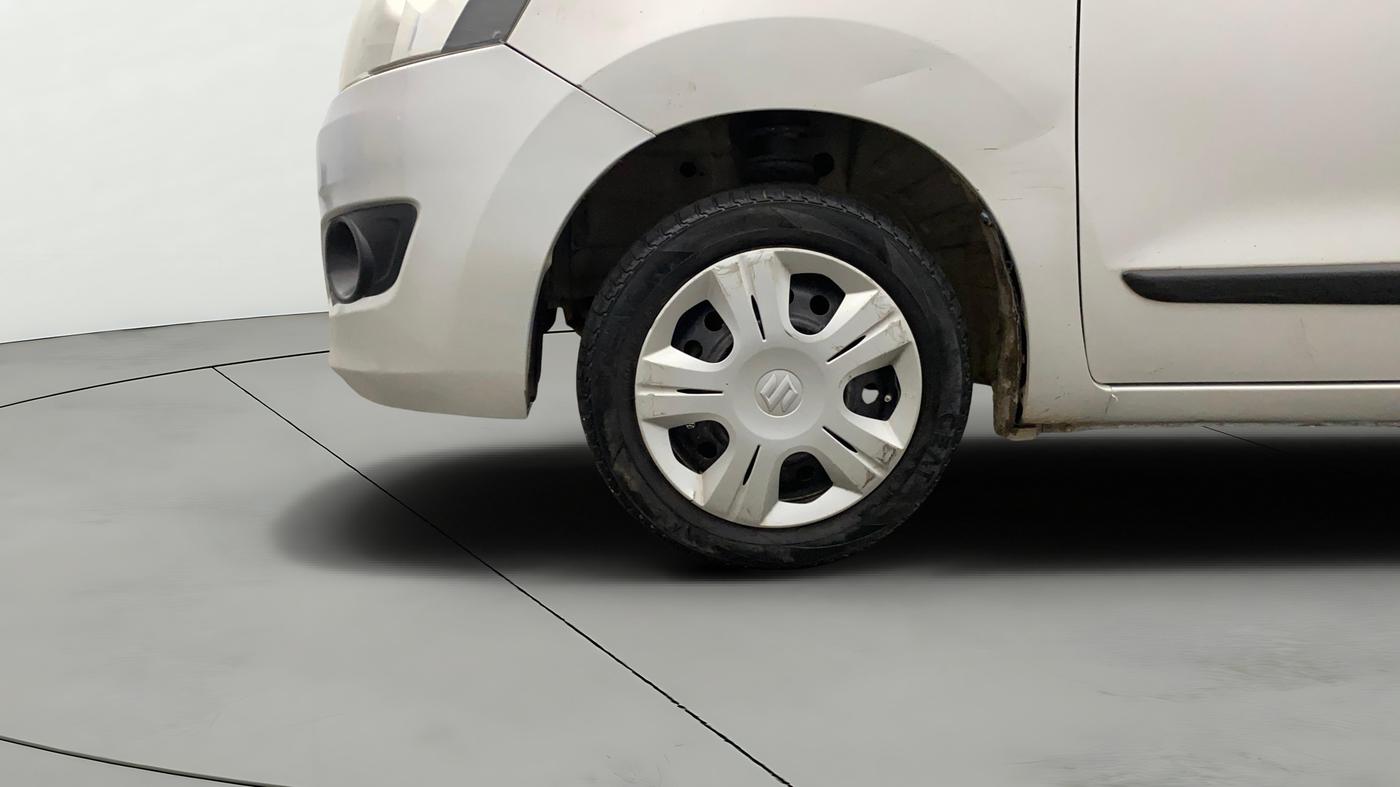 2014 Maruti Wagon R 1.0 VXI, Petrol, Manual, 64,980 km, Left Front Wheel