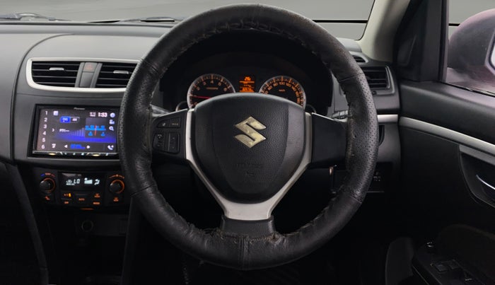 2014 Maruti Swift ZXI, Petrol, Manual, 82,540 km, Steering Wheel Close Up
